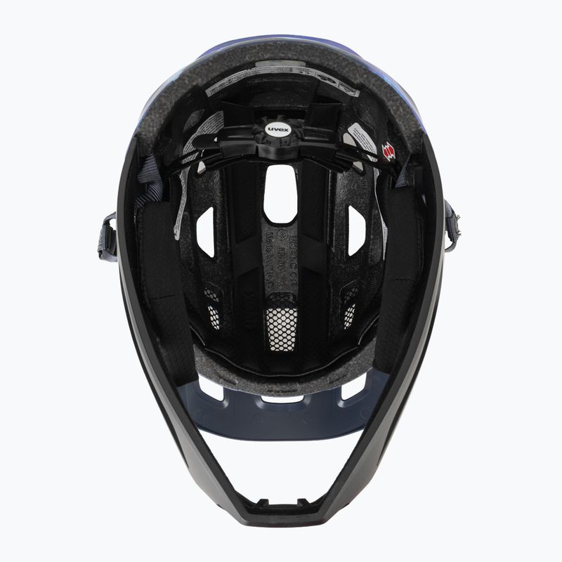 Kinder-Fahrradhelm UVEX React Fullface Jr dusk blue matt 5