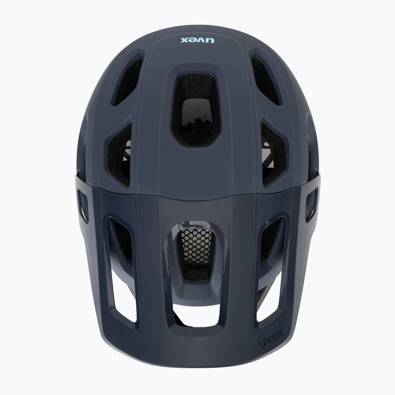 Kinder-Fahrradhelm UVEX React Fullface Jr dusk blue matt 6