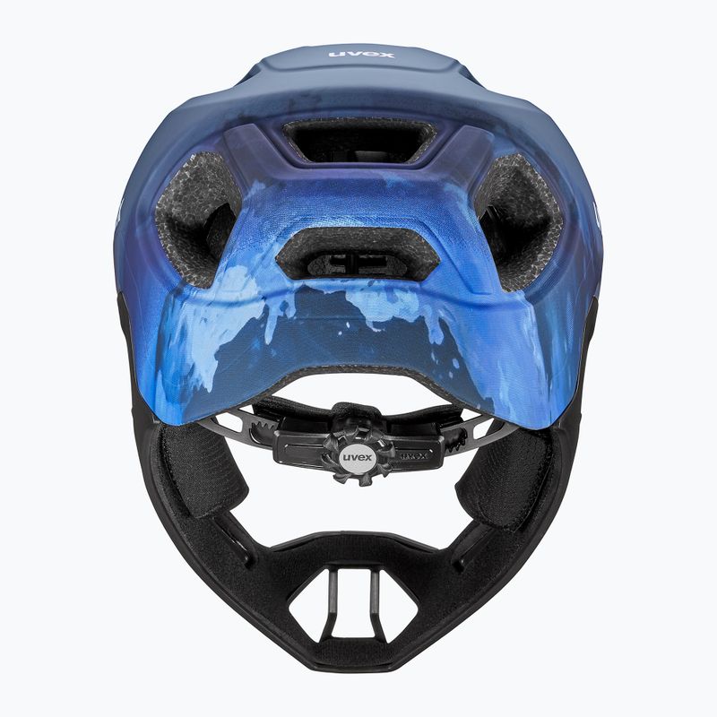 Kinder-Fahrradhelm UVEX React Fullface Jr dusk blue matt 4