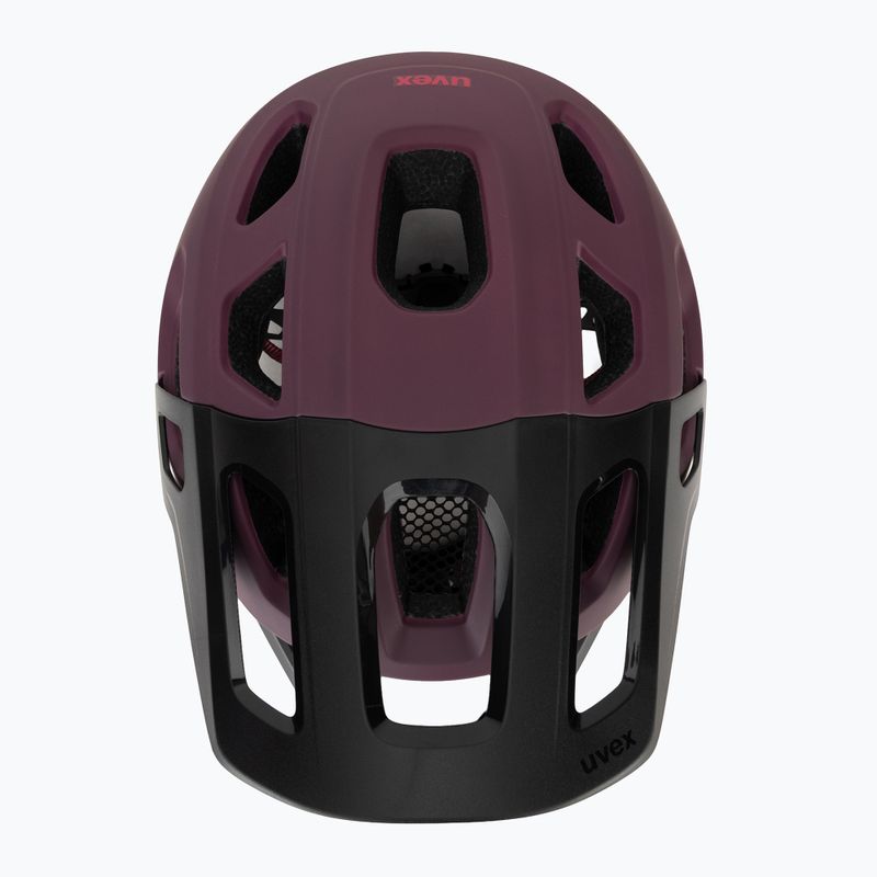 Kinder-Fahrradhelm UVEX React Fullface Jr cranberry matt 6