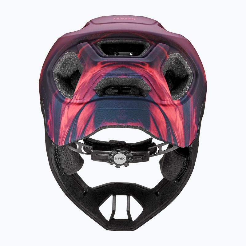 Kinder-Fahrradhelm UVEX React Fullface Jr cranberry matt 4