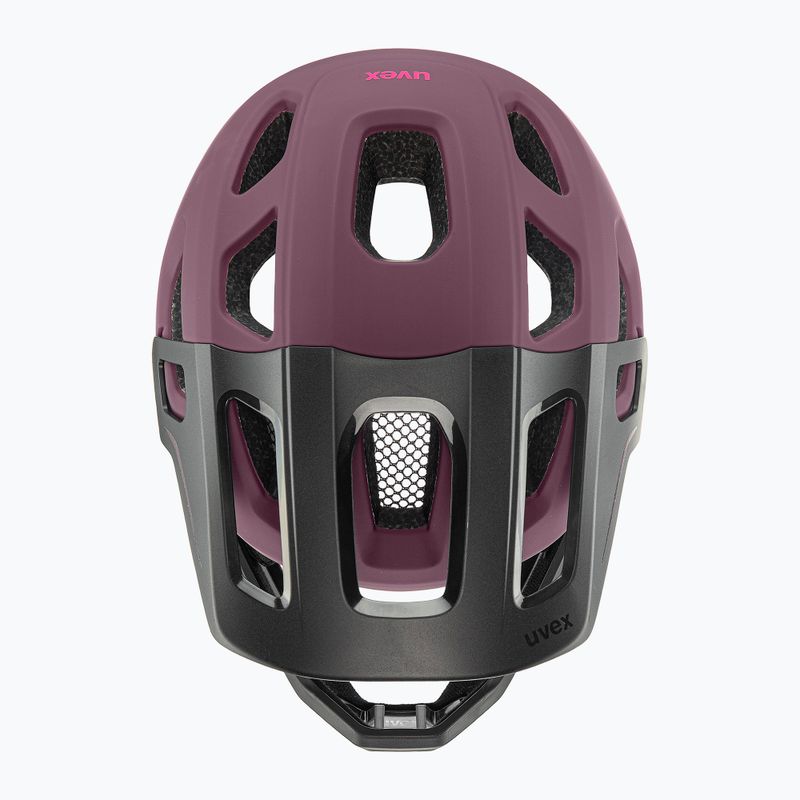 Kinder-Fahrradhelm UVEX React Fullface Jr cranberry matt 5
