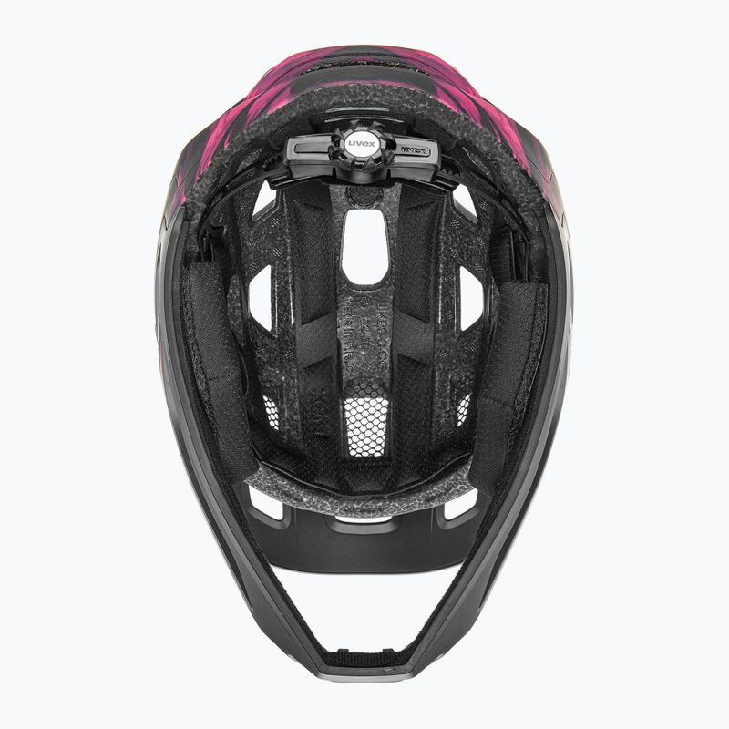Kinder-Fahrradhelm UVEX React Fullface Jr cranberry matt 6