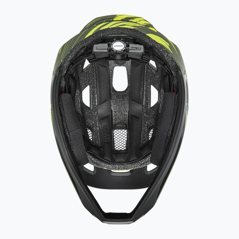 Kinder-Fahrradhelm UVEX React Fullface Jr dark olive matt 6