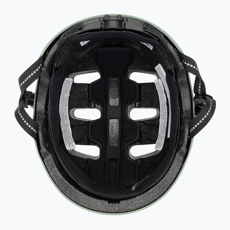 Kinderhelm UVEX Kid 4 Style bam moss green/papaya matt 5