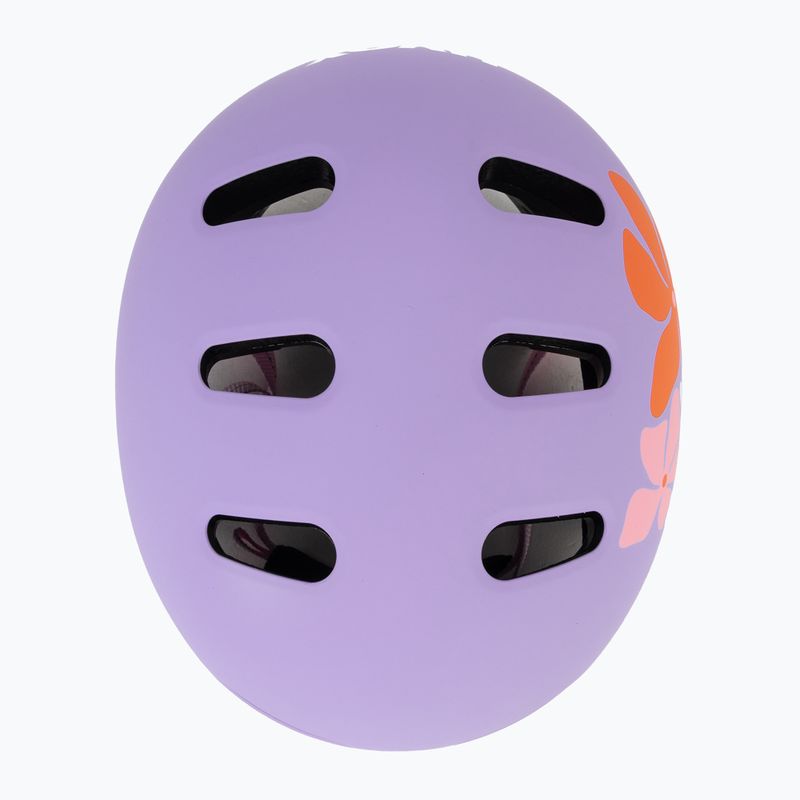 Kinderhelm UVEX Kid 4 Style flower lilac matte 6
