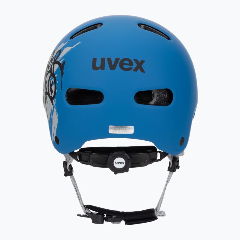 Kinderhelm UVEX Kid 4 Style super hero blue matt 4