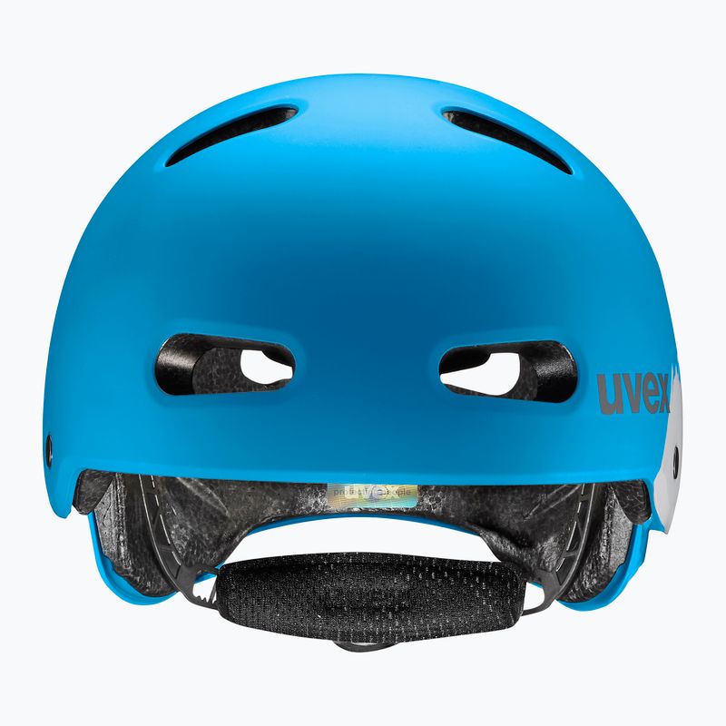 Kinderhelm UVEX Kid 4 Style super hero blue matt 2