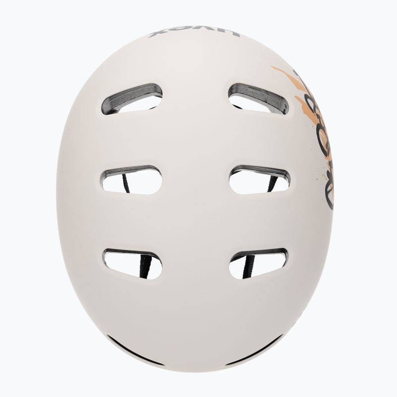 Kinderhelm UVEX Kid 4 Style super hero warm grey matt 6