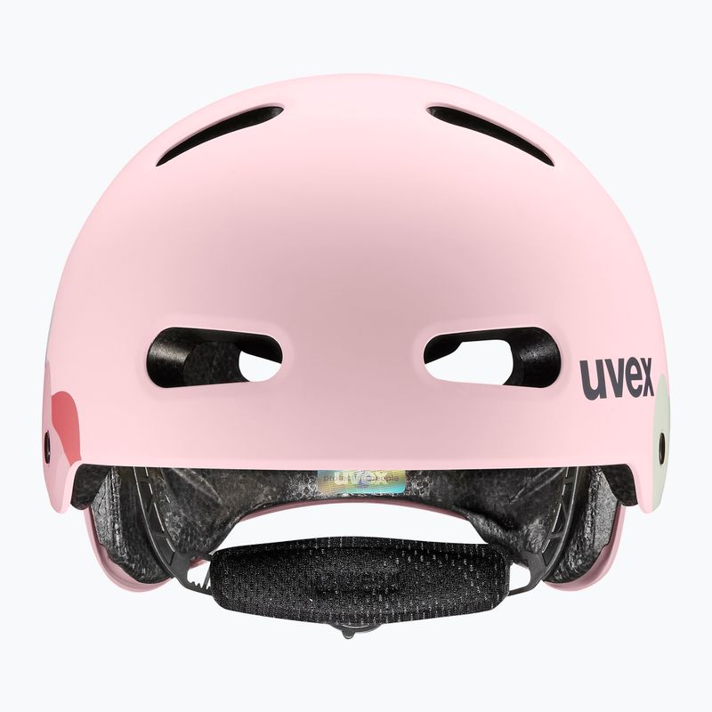 Kinderhelm UVEX Kid 4 Style strawberry/matcha matt 2