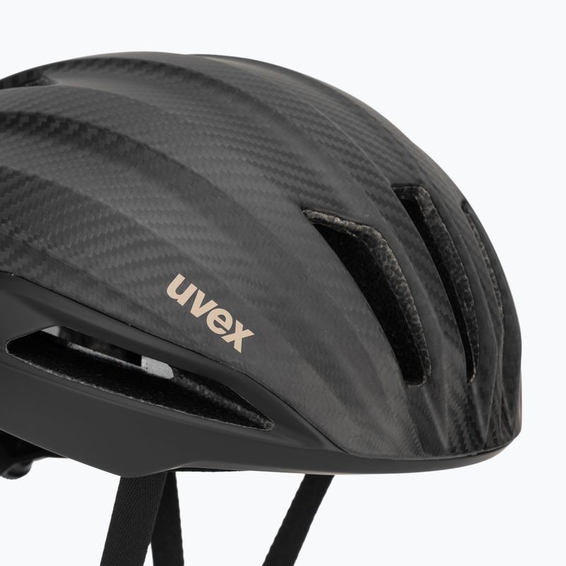 Fahrradhelm UVEX Ultimate Surge Carbon Mips all black matt 7