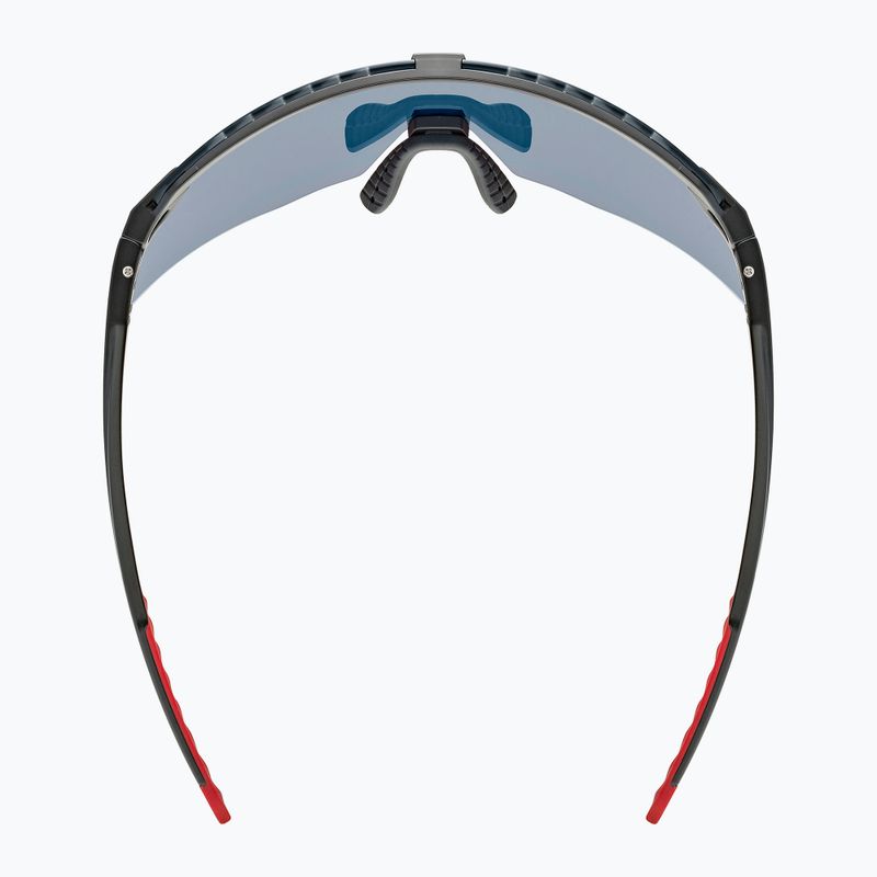Sonnenbrille UVEX Pace Stage black matt/mirror red 5
