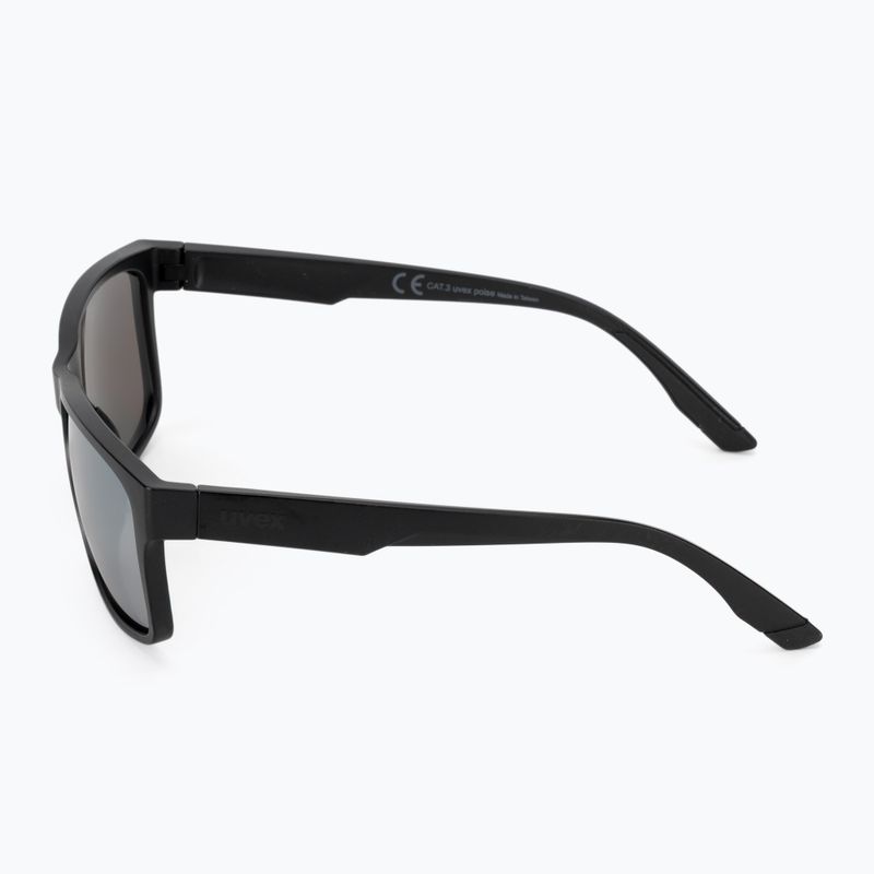 Sonnenbrille UVEX Poise black matte/mirror silver 4