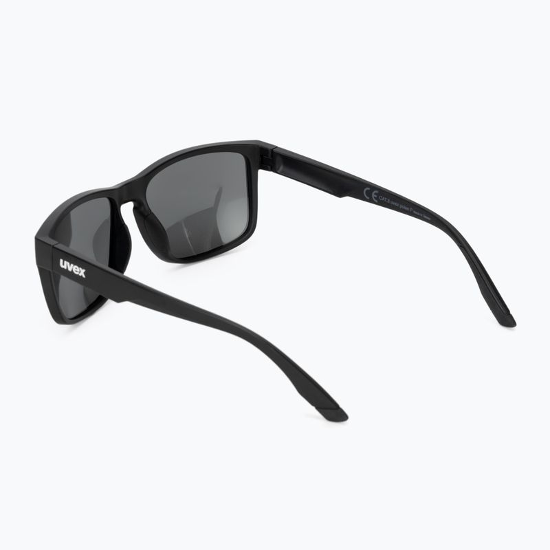 Sonnenbrille UVEX Poise P black matt/smoke 2