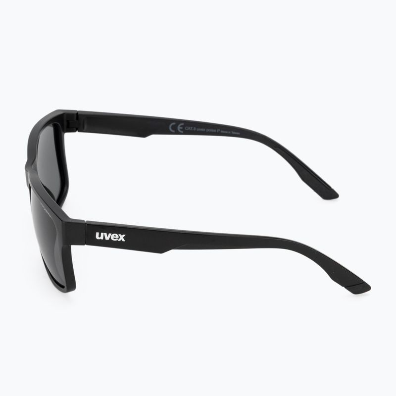 Sonnenbrille UVEX Poise P black matt/smoke 4