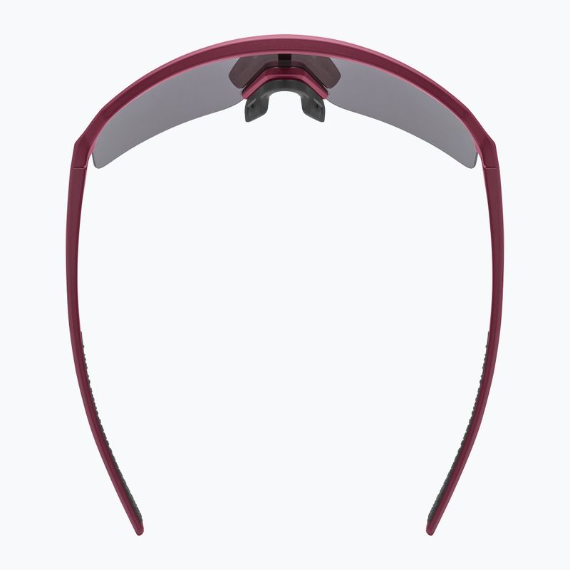 Sonnenbrille UVEX Ramp burgundy matt/mirror rose 5