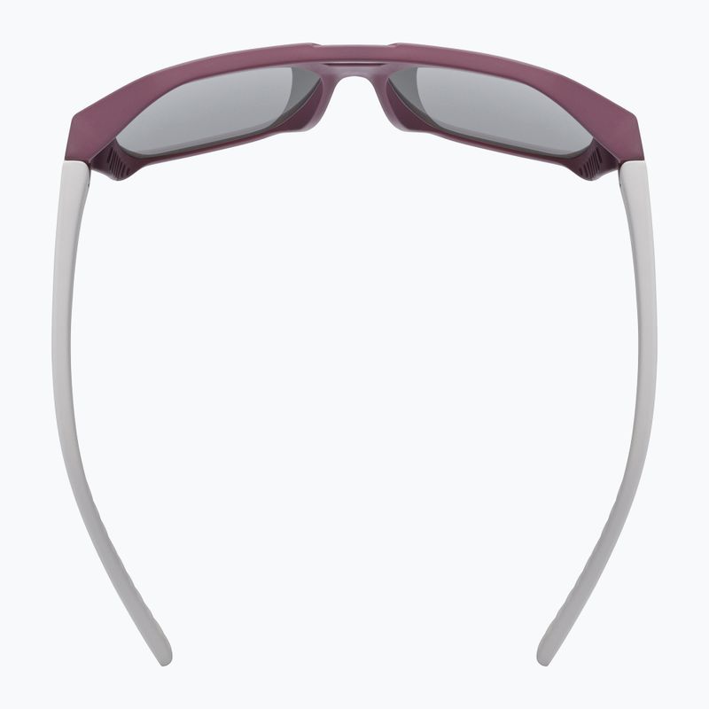 Kinder-Sonnenbrille UVEX Cosmic Jr cranberry/grey matt/mirror silver 4