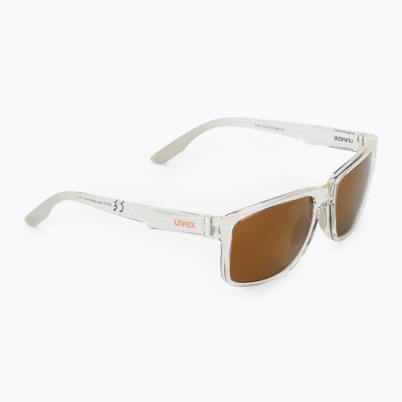 Sonnenbrille UVEX Poise clear/mirror gold