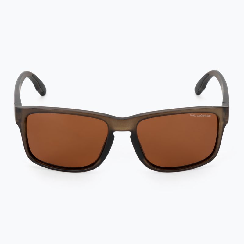 Sonnenbrille UVEX Poise P smoke matt/brown 3