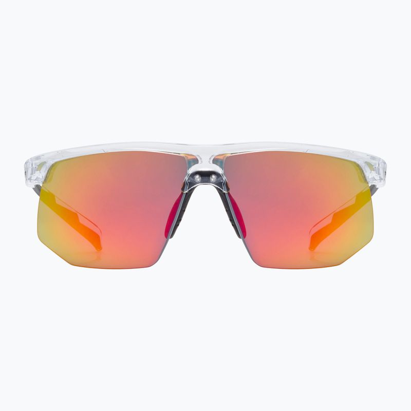 Sonnenbrille UVEX Aerios clear/mirror red 3