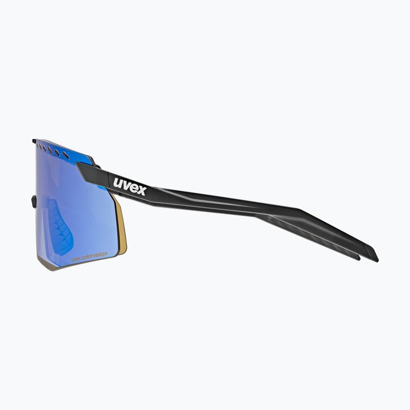 Sonnenbrille UVEX Pace Stage CV black matte/mirror blue 3