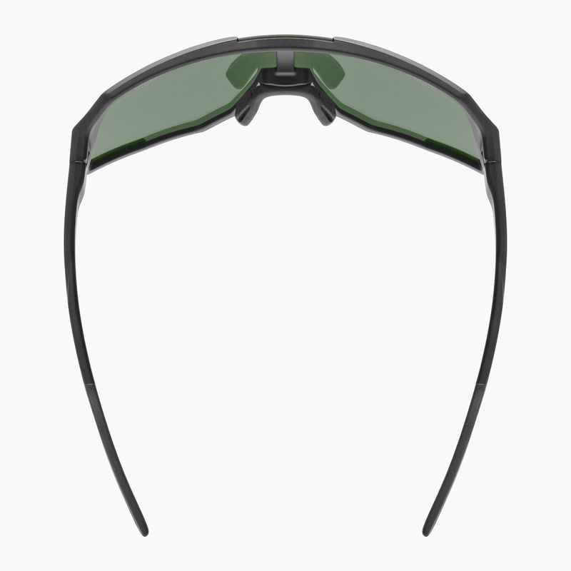 Sonnenbrille UVEX Sequenze black matt/mirror green 5
