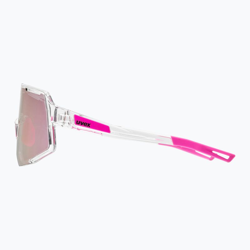 Sonnenbrille UVEX Sequenze clear/mirror pink 2