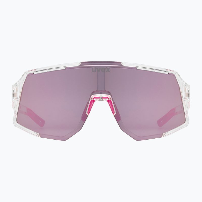 Sonnenbrille UVEX Sequenze clear/mirror pink 3