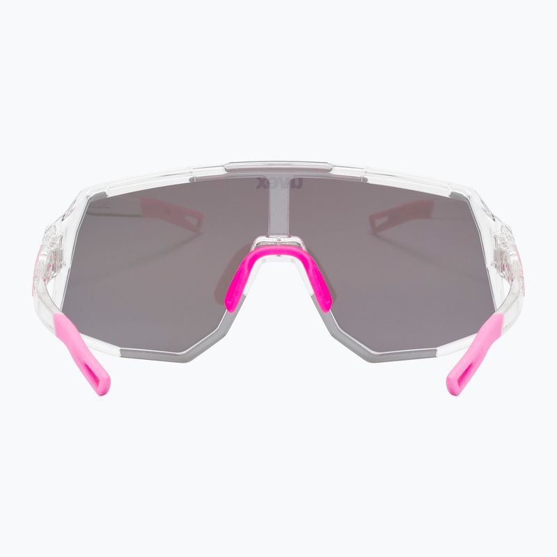 Sonnenbrille UVEX Sequenze clear/mirror pink 4