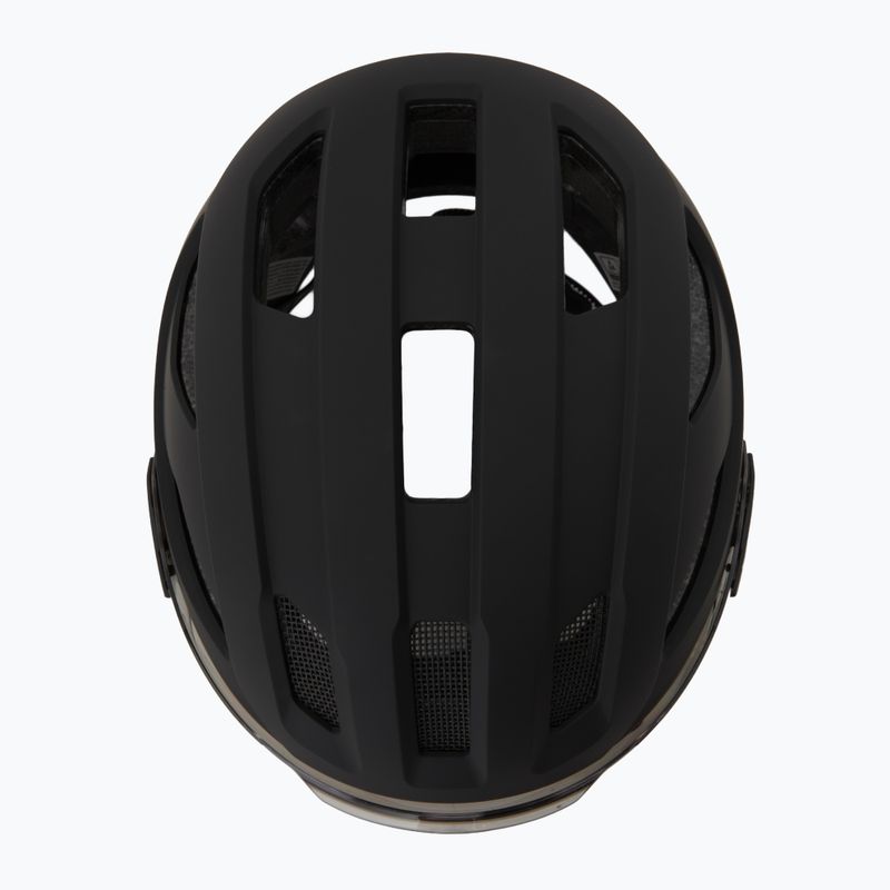 Fahrradhelm UVEX Stride Visor black matt/lite mirror silver 6