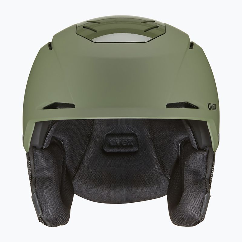 Skihelm UVEX Resolution khaki matt 2