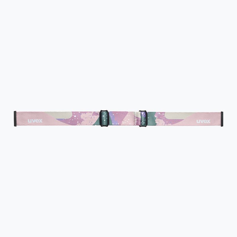 Kinder-Skibrille UVEX Speedy Nova FM S2 white matt/mirror rose 4