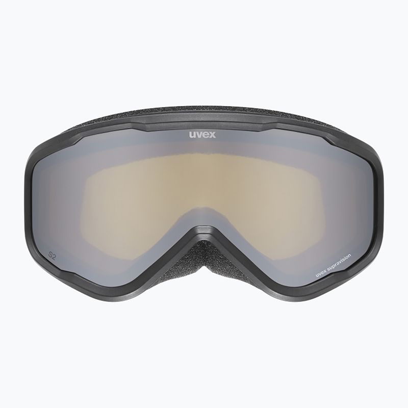 Kinder-Skibrille UVEX Speedy Nova FM S2 black matt/mirror silver 2