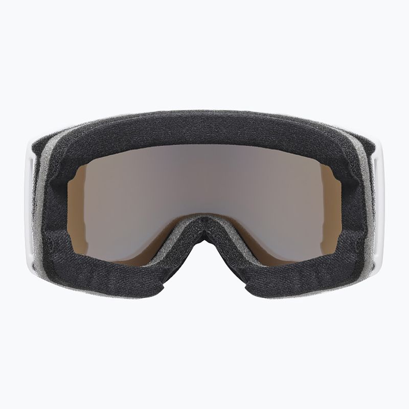 Skibrille UVEX Scenic P S0-S4 white matt/mirror silver/pola 3