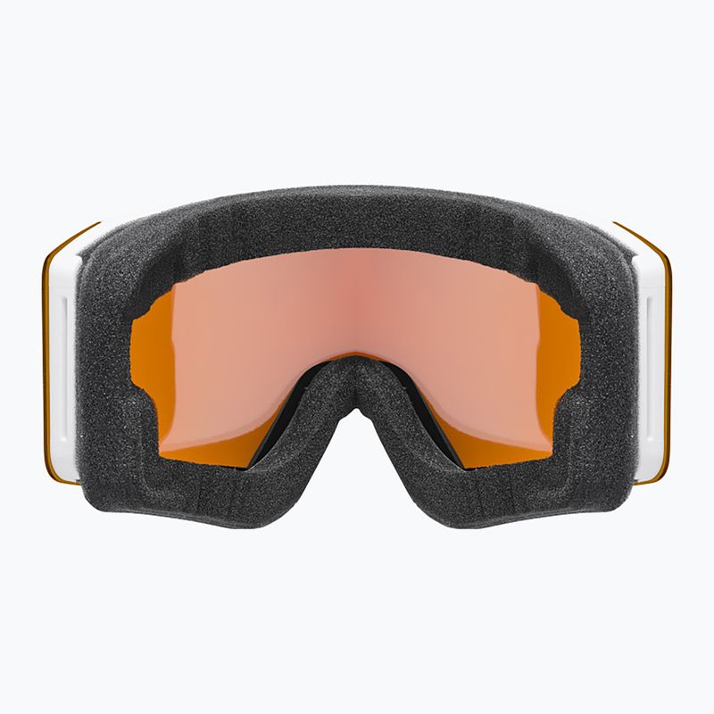 Skibrille UVEX Ignite LG S2 white matt/orange 3