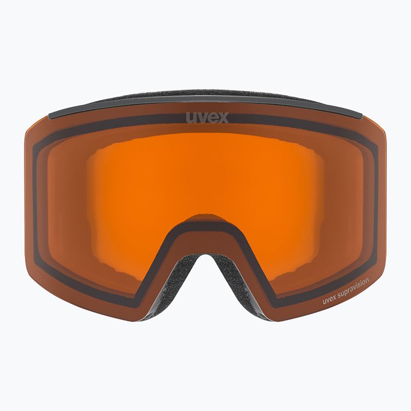 Skibrille UVEX Ignite LG S2 black matte / orange 2