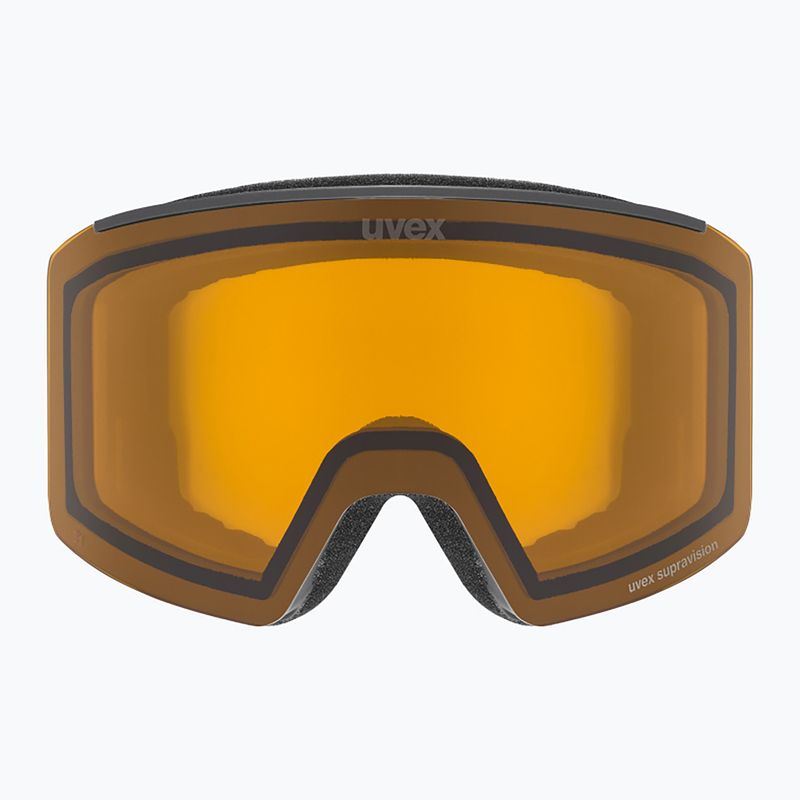 Skibrille UVEX Ignite LG S2 black Mmatt/yellow 2