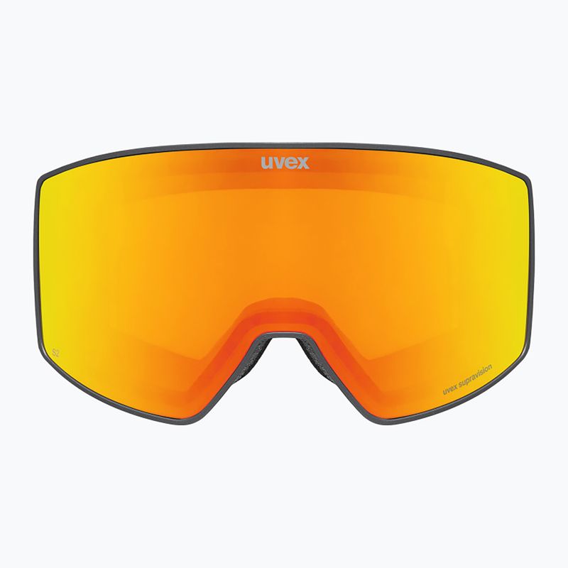 Skibrille UVEX Scenic FM S2 black matt/mirror red 2