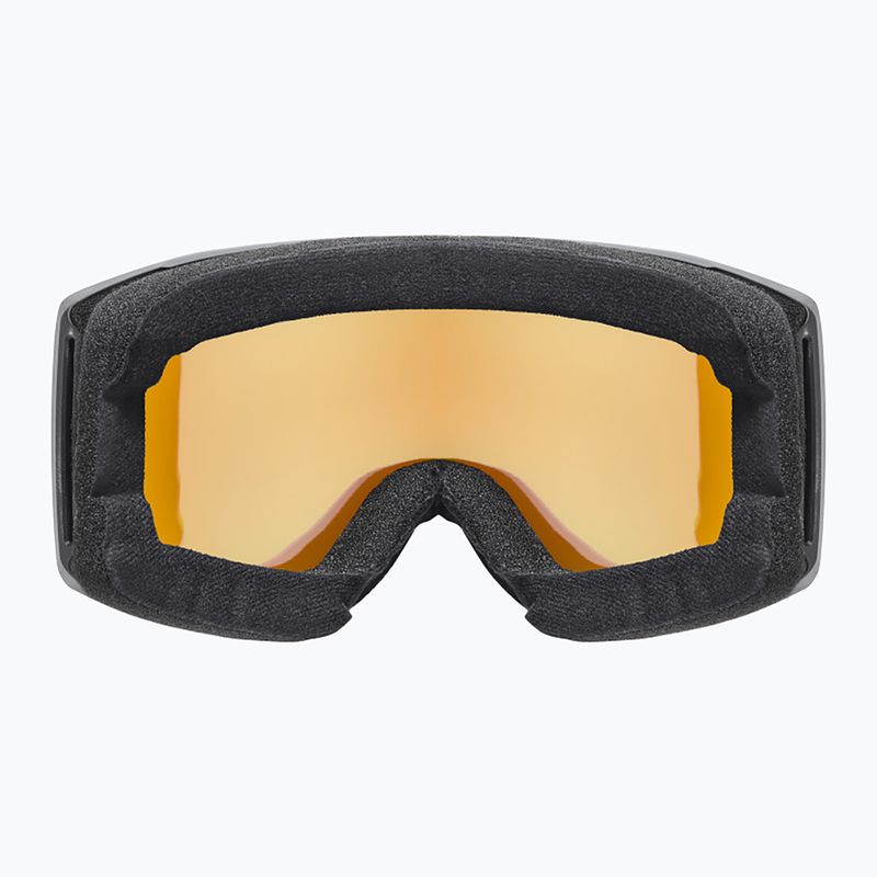 Skibrille UVEX Scenic FM S2 black matt/mirror green 3