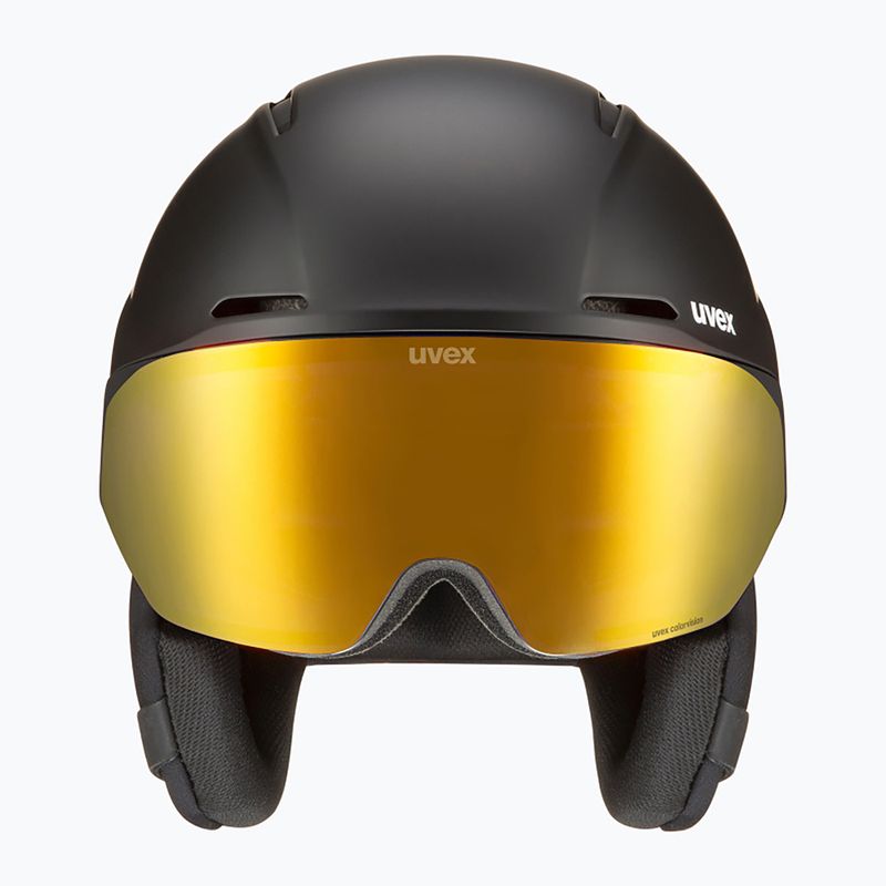 Skihelm UVEX Horizon CV black/khaki matt 2