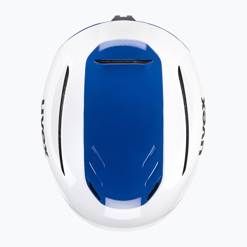 Skihelm UVEX Resolution SL white/blue 4