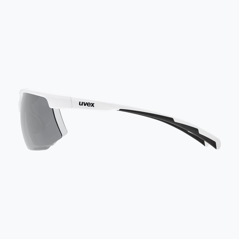 Sonnenbrille UVEX Aerios Small V white matt/smoke 5