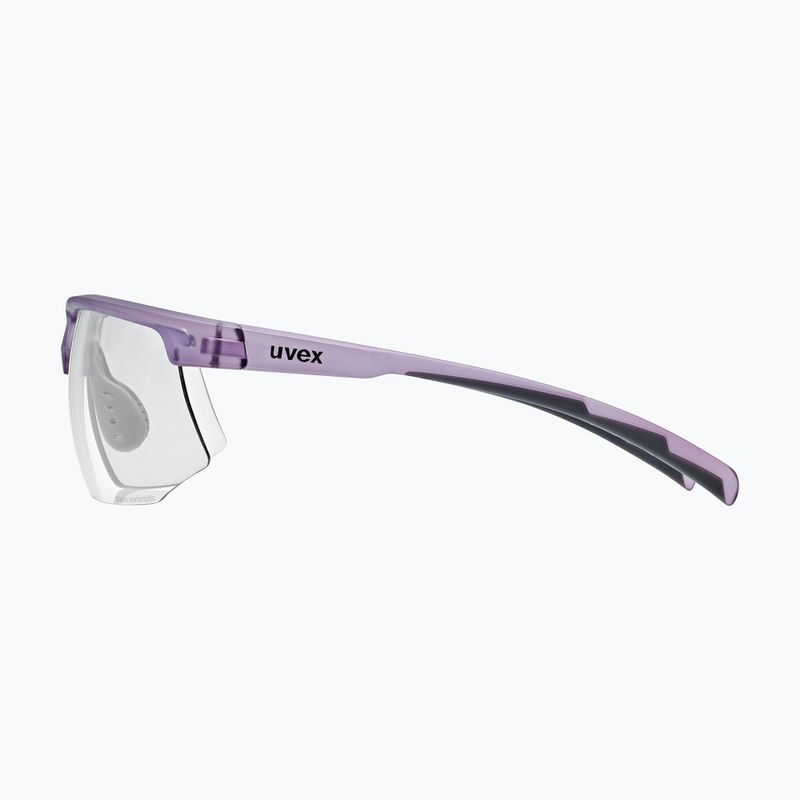 Sonnenbrille UVEX Aerios Small V purple matt/smoke 5