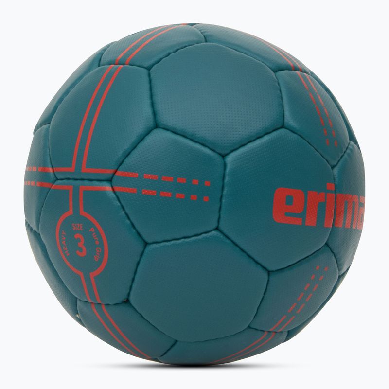 ERIMA Pure Grip Heavy petrol/flery coral Handball Größe 3 2