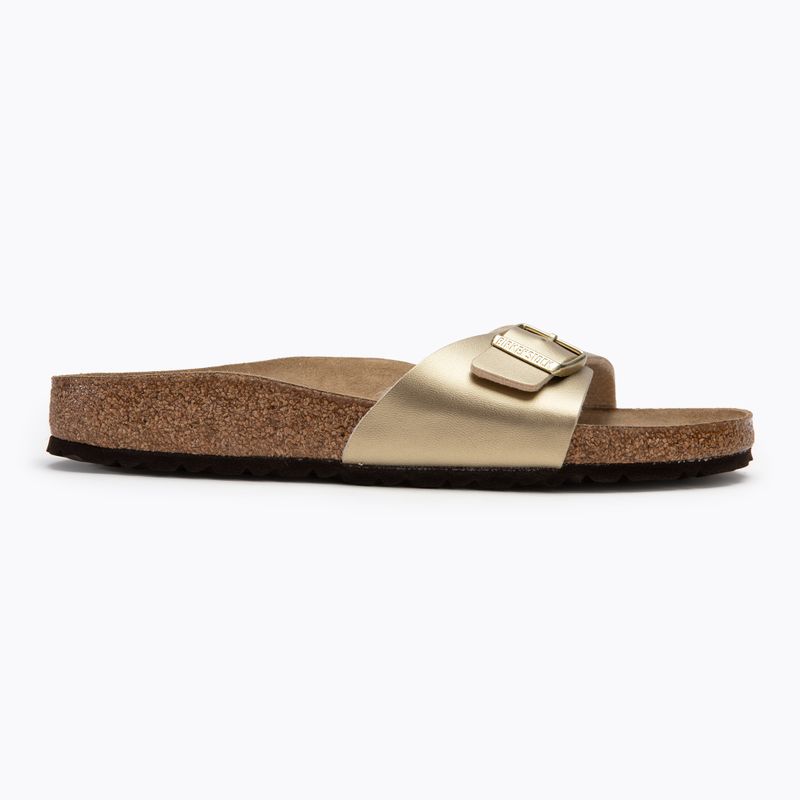 BIRKENSTOCK Madrid BF Schmal Gold Flip-Flops 2