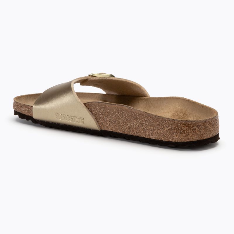 BIRKENSTOCK Madrid BF Schmal Gold Flip-Flops 3