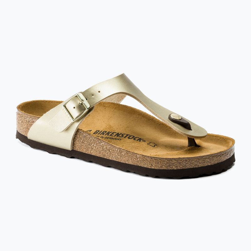 BIRKENSTOCK Damen Flip Flops Gizeh BF Regular gold 8