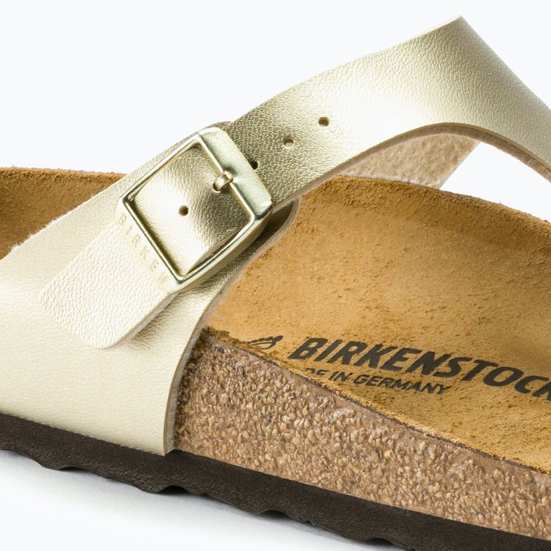 BIRKENSTOCK Damen Flip Flops Gizeh BF Regular gold 10