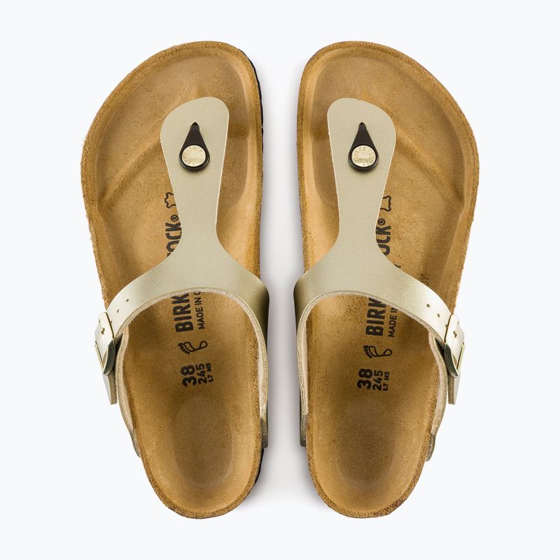 BIRKENSTOCK Damen Flip Flops Gizeh BF Regular gold 12