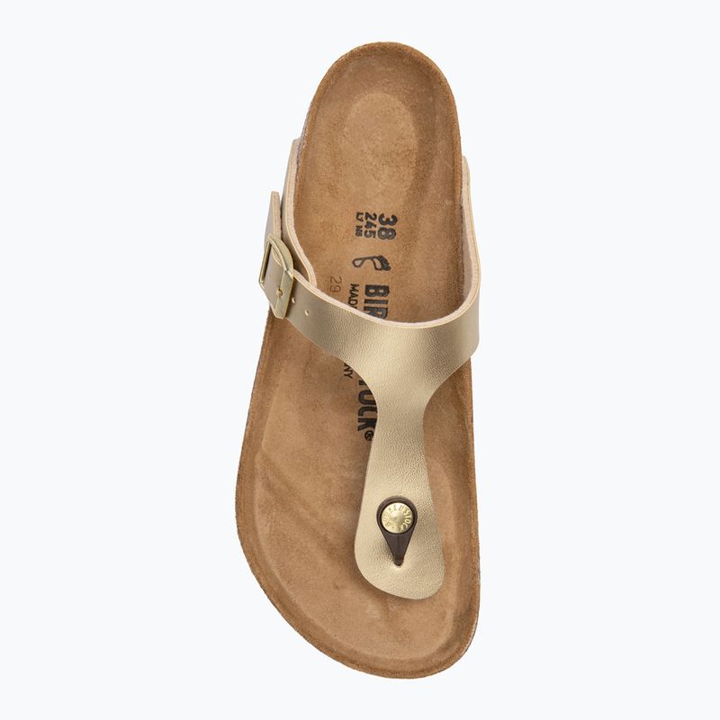 BIRKENSTOCK Damen Flip Flops Gizeh BF Regular gold 5